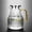 Clear, variant on Wheat Ears Glass Water Pitcher, 1600 ml/ 54 oz Glass Pitcher with Spout and Stainless Steel Lid, Water Carafe Beverage Pitchers, Heat Resistance Pitchers for Juice Iced Tea Lemonade Milk