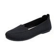 thumbnail image 3 of Willtoo Women's Knit Ballet Flats Round Toe Slip On Breathable Shoes Comfortable Casual Work Flat Shoes, 3 of 5
