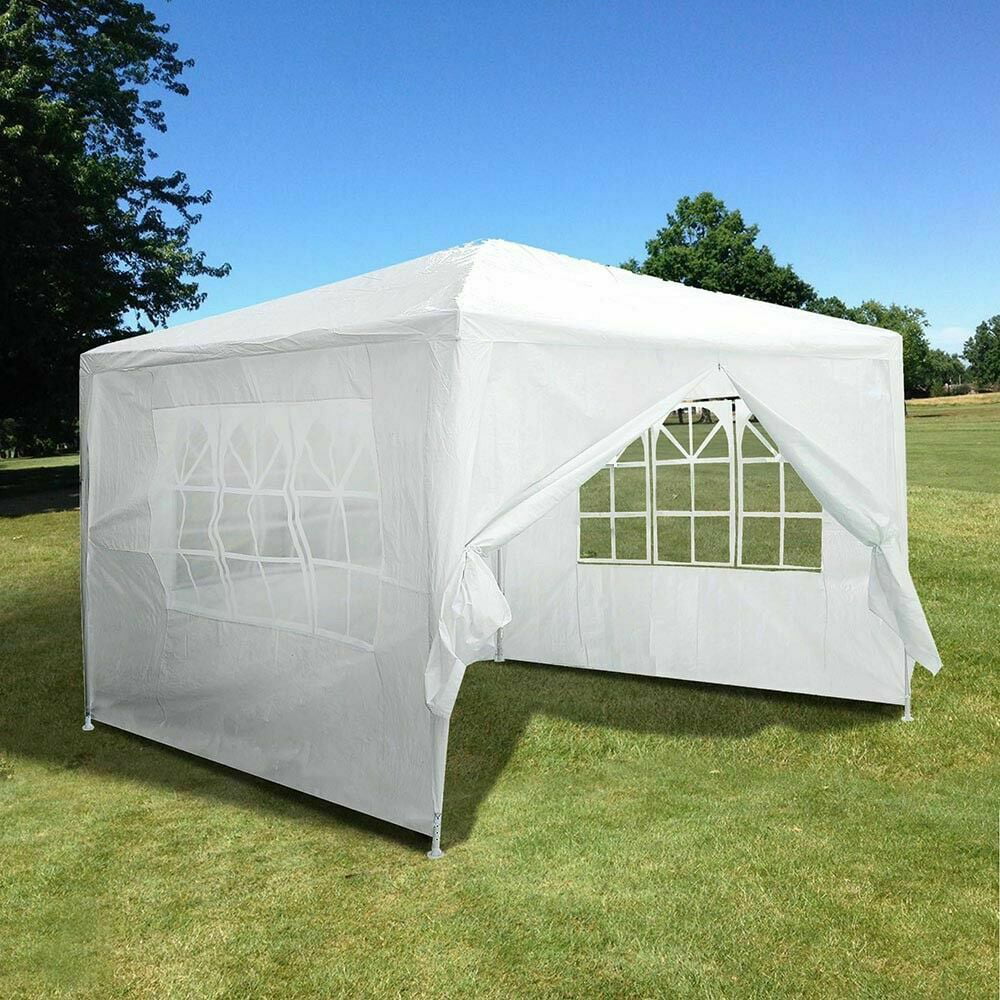 10x10 Party Tent Outdoor Heavy Duty Gazebo Wedding Canopy W4 Side