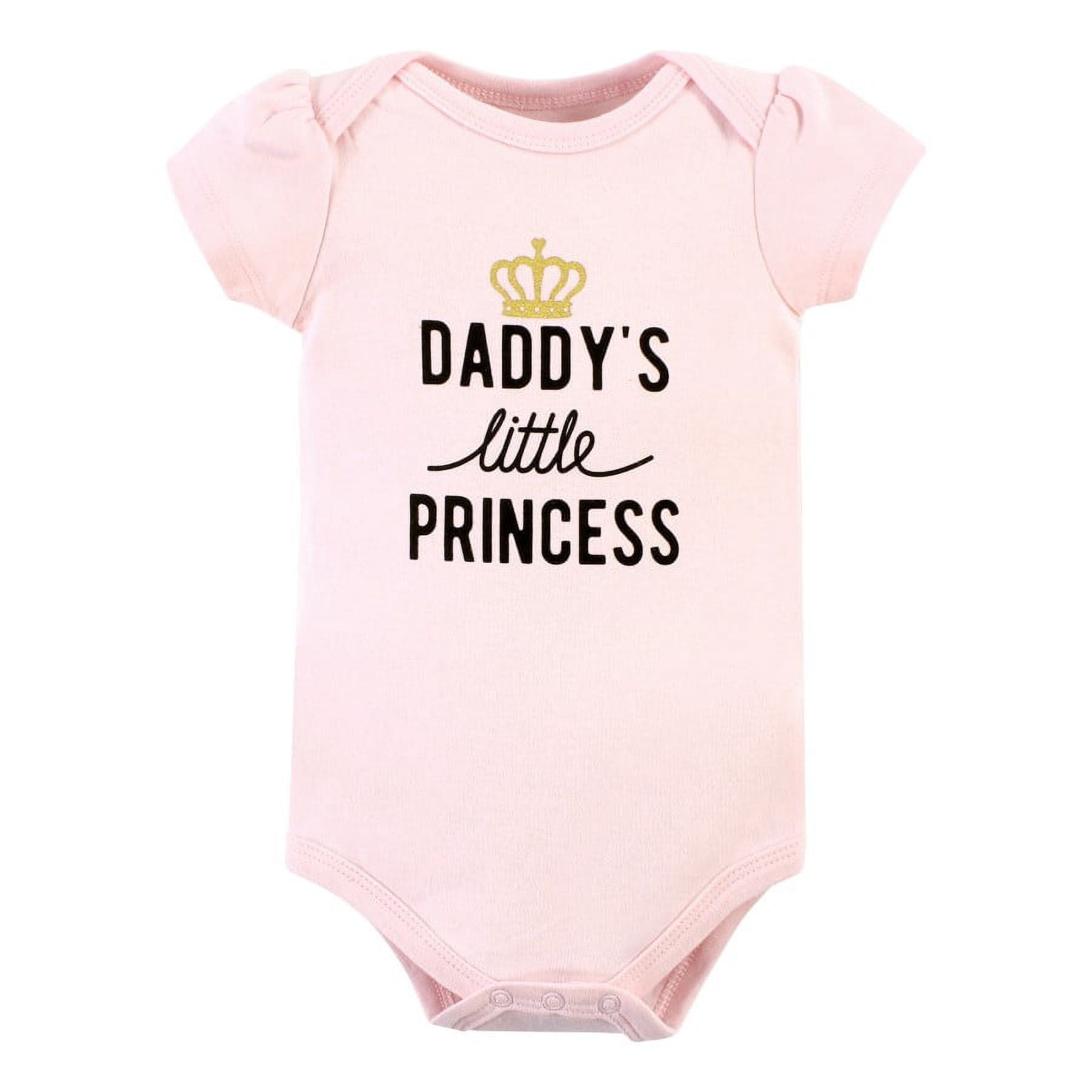 Hudson Baby Short Sleeve Bodysuits, 5-Pack, Newborn- 24 Months