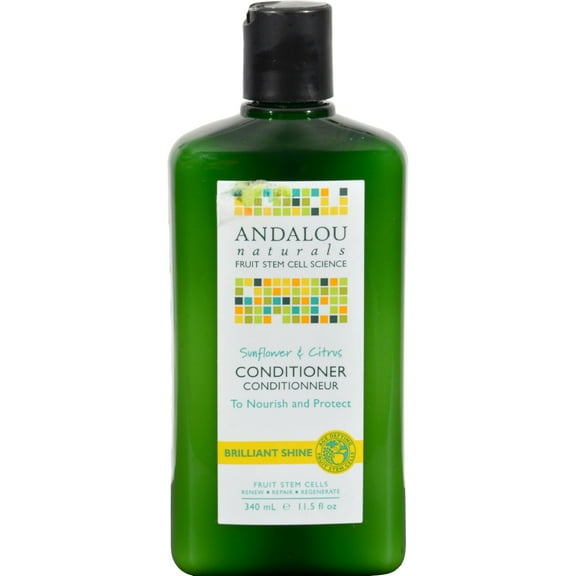 Andalou Naturals Brilliant Shine Conditioner Sunflower And Citrus - 11.5 Fl Oz