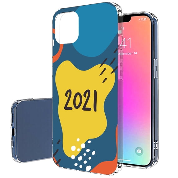 TalkingCase Slim Case for Apple iPhone 14 Pro, Slim Thin Gel Tpu Cover, Year of 2021 a Print, Light Weight, Flexible, Soft, Anti-Scratch, Printed in USA