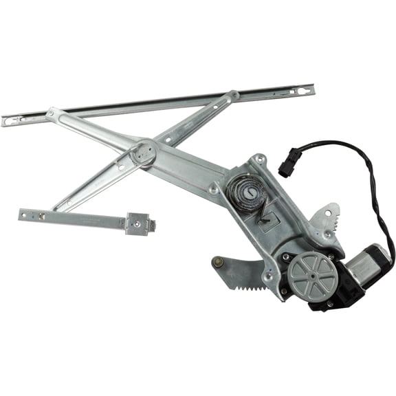 Window Regulator Compatible For 1997-2004 Dodge Dakota Front, Left Driver Standard Cab Pickup Extended Power With Motor