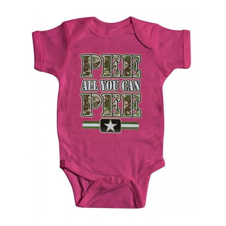 

Toddlers Pee All You Can Pee Hot PInk Bodysuit - 6 Months
