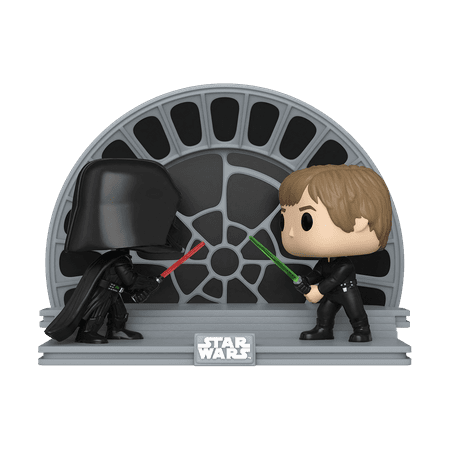 UPC: 0889698707435 | Funko Pop! Moment: Return of the Jedi 40th Anniversary – Luke Skywalker vs Darth Vader Vinyl Bobblehead