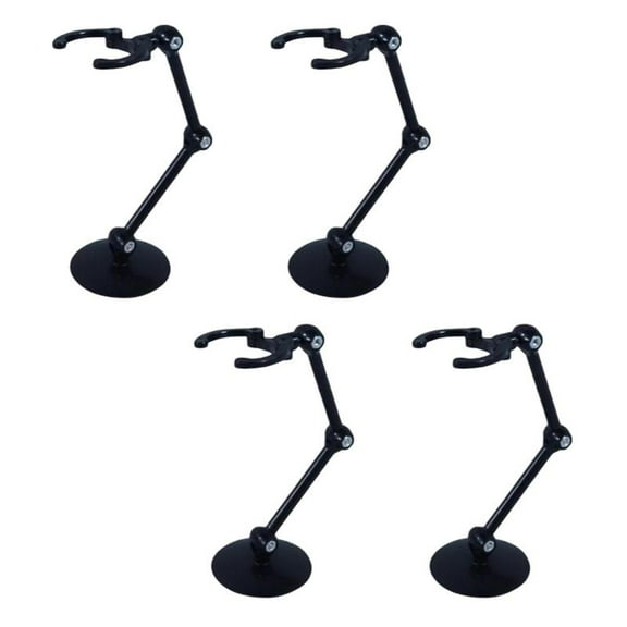 4Pcs Assembly Action Figure Display Holder Base for ,Doll Model Support Stand RG SHF