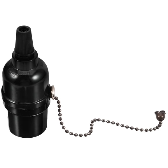 HIBIBUD Lamp Holder Zipper Socket Replacement Pull Chain Lampholder Light Fixture Parts