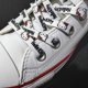 thumbnail image 1 of Sanrio-cordones planos sin elasticidad para zapatillas, 120Cm/150Cm, 1 par, Kuromi Hello Kitty, accesorios para zapatos gruesos informales, 1 of 3