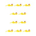 thumbnail image 1 of Vogacara Eyección pollito novedad elástico vuelo lanzamiento tirachinas amarillo pollo pegajoso juguete dedo pájaros dedo pájaros amarillo Type1 NO1 Vogacara CBP220280, 1 of 4