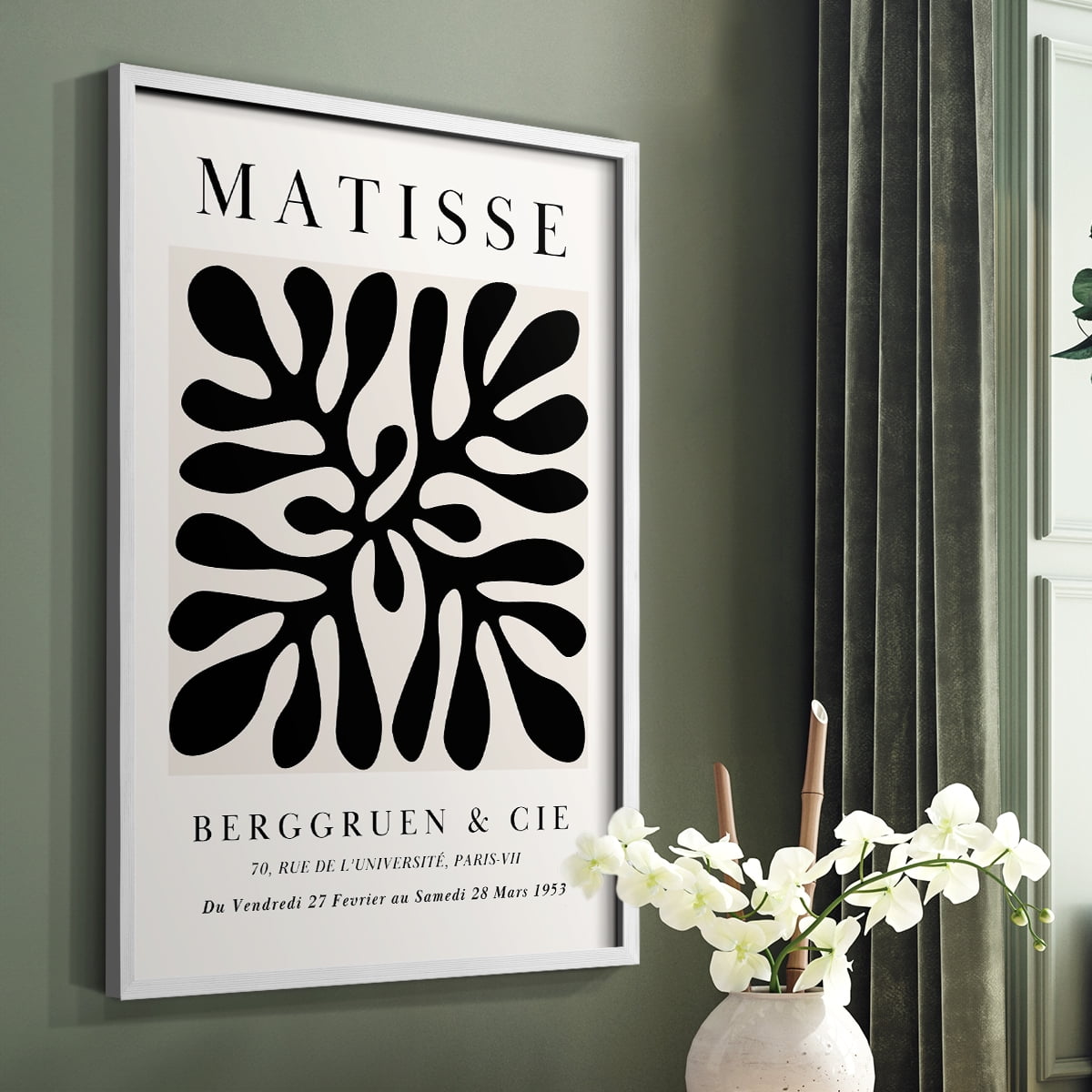 Matisse CCLXVII in Solid Wood 8 x 10 Framed Print
