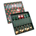 thumbnail image 1 of Juego de vajilla navideña Accaprate, juego de regalo de cuchara de acero inoxidable, cuchara de postre, tenedor, cuchara de café, juego de vajilla con cuchara colgante navideña, regalo, ofertas por, 1 of 6