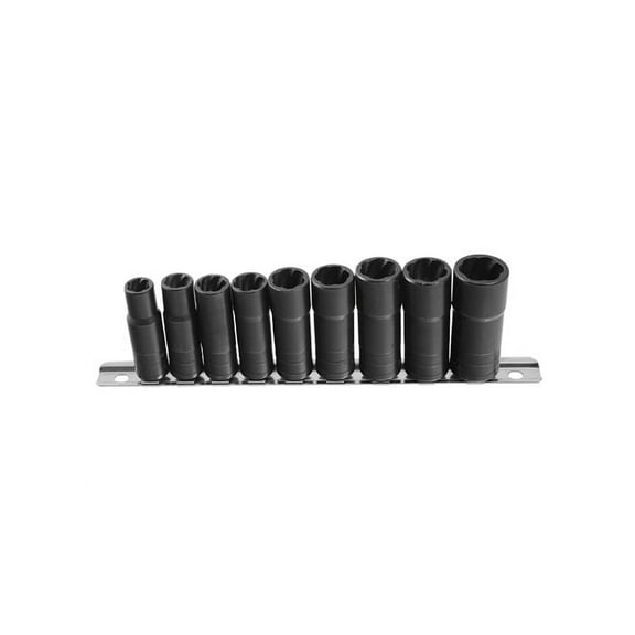 Ken Tool 30109 9 Pc. 3/8" Drive Twist Socket Set (On Rail)