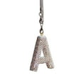 thumbnail image 5 of Bling Car Letter Charm Faux Crystal Letter Pendant Car Rear View Mirror Hanging Rhinestone Alphabet Ornament for Car Tree Accessory, 5 of 8