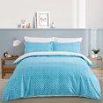 thumbnail image 3 of Chanasya Ultra Soft Abstract Print 2-Piece Bedding Duvet Cover Set Twin - Luxurious Brushed Microfiber Comforter Cover - Zipper Closure Reversible Print (1 Duvet Cover & 1 Pillowcase ) Aqua, 3 of 5