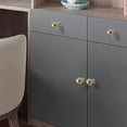 thumbnail image 5 of Poignée de Tirage pour Porte d'Armoire en Métal Doré pour Tiroir, Garde-Robe, Commode, Installation Facile avec Vis, Remplacement de Quincaillerie de Mobilier, 5 of 5
