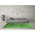 thumbnail image 3 of Ahgly Company Indoor Round Oriental Green Industrial Area Rugs, 8' Round, 3 of 4