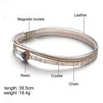 thumbnail image 3 of bracelets en Cuir pour Femmes. Manchette en Perles de Cristal Multicouche Boho Léopard, 3 of 5