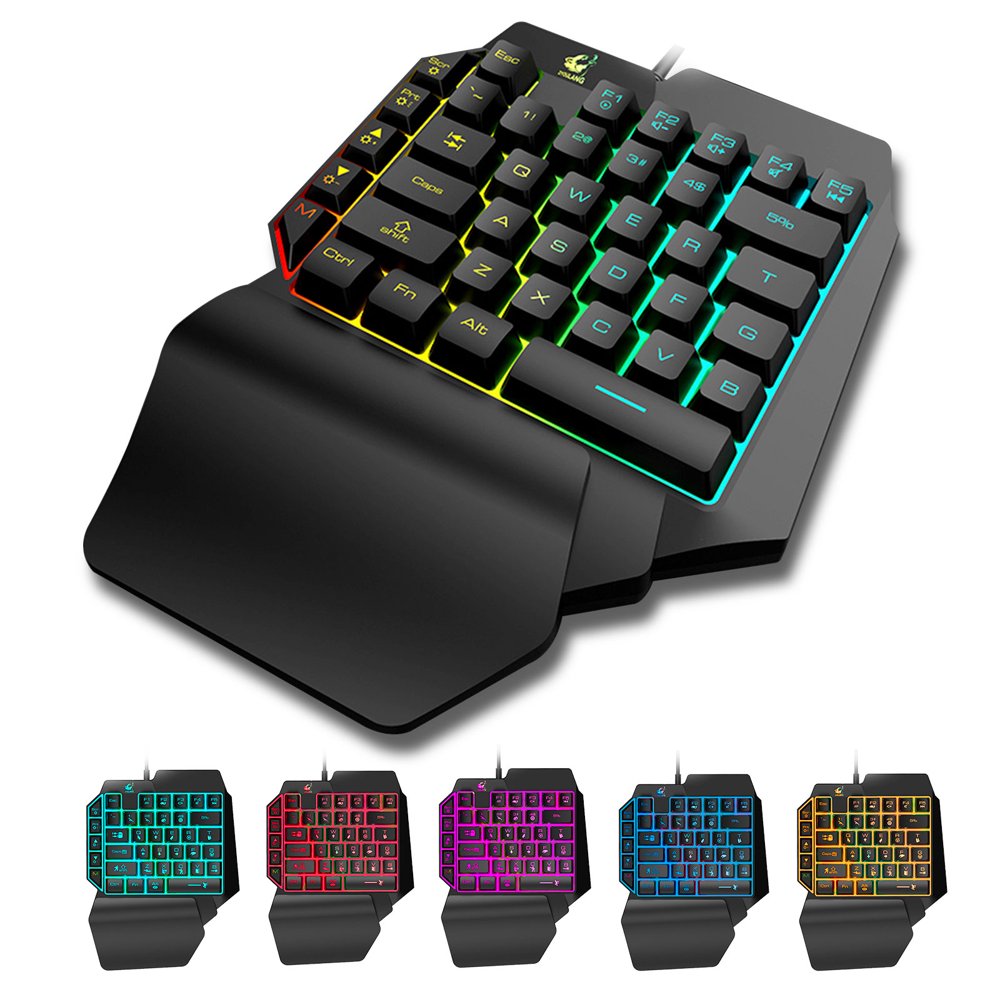 EEEkit One Hand Mechanical Gaming Keyboard Half Keyboard Small Gaming