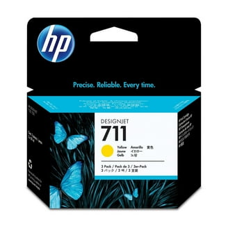 HP DesignJet Printer Ink Cartridge, 711 80-ml Black, CZ133A