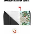 thumbnail image 3 of Coastal Christmas Mailbox Covers Magnetic Mailbox Wraps, Seaside Holiday Wishes Xmas Beach Starfish Post Letter Box Cover for Garden Yard Outdoor Decor Standard Size 21x25.5 Inch, 3 of 6