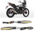 thumbnail image 4 of Turn Signal Lights, ABS Motorcycle LED Warning Light  For Off Road Carbon Fiber, 4 of 8