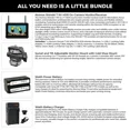 thumbnail image 2 of Atomos Shinobi 7 RX Camera Monitor with Battery Charger Monitor, Shoe Mount Kit, 2 of 6