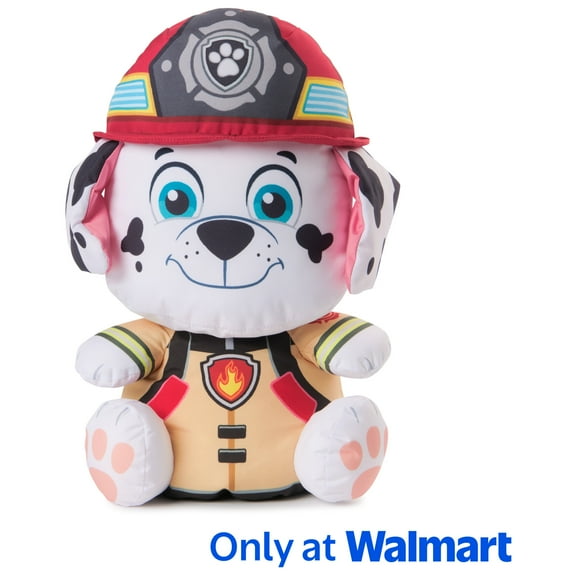 PAW Patrol: Fire Rescue Marshall Swisheez Plush, Squishy Stuffed Animal for Ages 3 and up