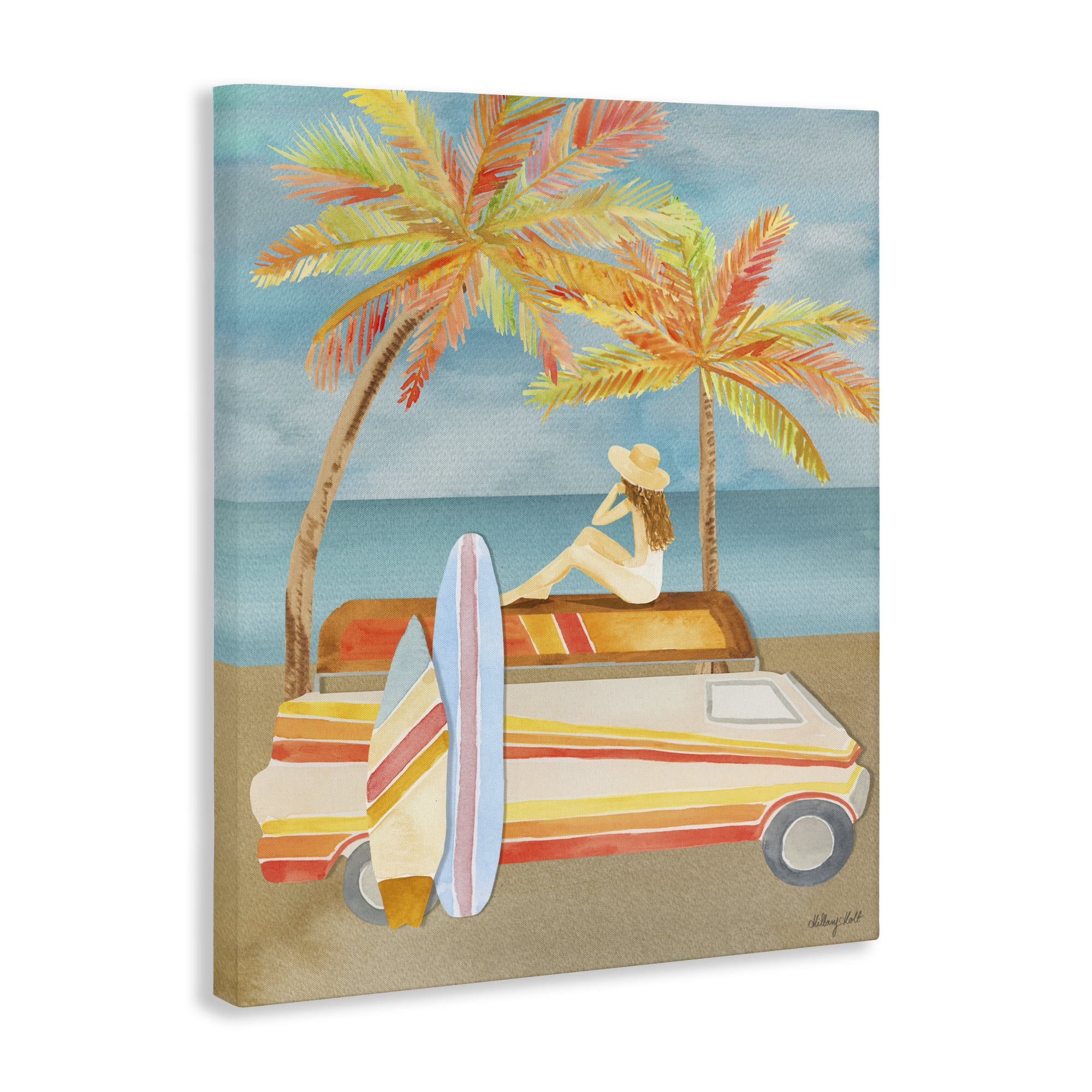 Stupell Industries California Road Trip Canvas Wall Art, design by Hillary Holt