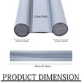 thumbnail image 3 of Double Door Draft Stopper, Draft Stopper for Bottom of Door Soundproof, Windproof, Dustproof, Block Light, Insect Resistant, Under Door Noise Blocker 37 Inch, 3 of 14