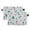 Flamingo and Palm Leaves, variant on 1-Pack Square Closet Organizers with Handles Open Basket Bins Flamingo Tropical Leaves Pattern Storage Basket for Home Office
