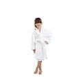 thumbnail image 1 of Bata para niñas BC BARE COTTON de microfibra blanca, 9 a 12 años, 1 of 6