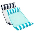 thumbnail image 1 of Hamaca Pool Float Aqua Monterey, paquete de 2, azul claro/azul marino, 1 of 6