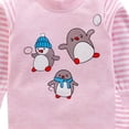 thumbnail image 3 of larppty Toddler Pajamas Girls Boys Warm Cotton Pjs for Kids 2 Piece Long Sleeve Pajama Set(6-12 Months,Light Pink), 3 of 3