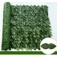 thumbnail image 3 of 50X100cm Artificial Ivy Hedge Green Leaf Fence Panels Faux Privacy Fence Screen for Home Outdoor Garden Balcony Decoration, 3 of 10