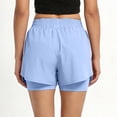 thumbnail image 7 of Uobin Women's 2 in 1 Running Shorts Quick Dry Athletic Gym Workout Shorts with Liner Phone Pockets, 7 of 7