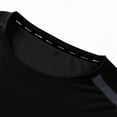 thumbnail image 4 of Vivianyo HD Short Sleeve Shirt for Men,Big Men's Summer Solid Color Casual Loose Short Sleeved Round Neck T-shirt, 4 of 6