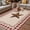 Red, variant on Western Texas Star Retro Outdoor Rug for Patio/Deck/Porch, Non-Slip Large Area Rug 4 x 6 Ft, Rustic Vintage Berry Black Beige Plaid Indoor Outdoor Rugs Washable Area Rugs, Camping Rug Carpet Runner