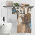 thumbnail image 5 of Qxltty Stunning Floral Bath and Hand Towel Set 100% Cotton Towels for Bathroom Soft Durable and Absorbent, 5 of 7