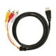 thumbnail image 2 of Cable RCA Hugo 2 piezas a 3 cables convertidores de componentes de sonido y video RCA, 2 of 7