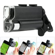 Kritne Phone Camera Magnifier , 100x Microscope Magnifier , Universal Phone Microscope Magnifier 60~100X Zoom In With LED And UV Light Tiny Objects Observation Tool