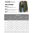 thumbnail image 2 of Weardear Women's Winter Plush Hoodie Button Jacket with Pockets Oversized Warm Coat Green S-XXL, 2 of 6