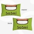 thumbnail image 4 of Fotbe Fresh Sushi Pillow Cases - Envelope Closure - Luxury, Extra Soft, Cooling Pillow Covers - Wrinkle, Fade, Stain Resistant-14"x20", 4 of 9
