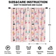 thumbnail image 2 of Blackout Kids Curtains,Dancing Princess Unicorns Pattern Childrens Insulated Curtains Set Of 2,Bedroom Essentials,Toddler Room Decor 42"x84", 2 of 5