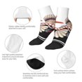 thumbnail image 6 of Bingfone Starfishes Shells Design Patterned Men'S Women'S Casual Cotton Socks, 6 of 9