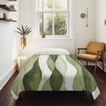 thumbnail image 4 of Sage Green Stripes Tapestry for Bedroom Wall Hanging Tapestry, Retro Farmhouse Abstract Ripple Ceiling Backdrop Tapestries Poster Blanket Wall Decor for Teens Room Living Room Dorm 59" x 79", 4 of 8