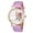 Pink, variant on Stylish Women Rose Pattern Watch Classic Round Dial Faux Leather Strap Accurate Quartz Movement Wrist Watch Birthday Anniversary Gift