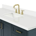 thumbnail image 5 of Ariel Taylor 67 Inch Single Rectangle Sink Vanity With White Quartz Countertop W/1.5" Edge In Midnight Blue, 5 of 11