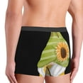 thumbnail image 3 of Goofa Sunflower Gnomes Printed Men's Boxer Briefs Underwear, Moisture-Wicking Underwear, Trunk,Soft and Breathable Cotton Underwear-Medium, 3 of 9