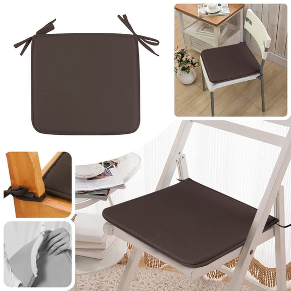 1Pc Seat Cushion Square Strap Garden Chair Pads Seat Cushion for Outdoor Bistros Stool Patio Dining Room Cushion