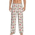 thumbnail image 2 of Kdxio Cartoon Koala Bear Print Men's Sleep Pajama Pant Lounge Pants with Pockets, 2 of 8